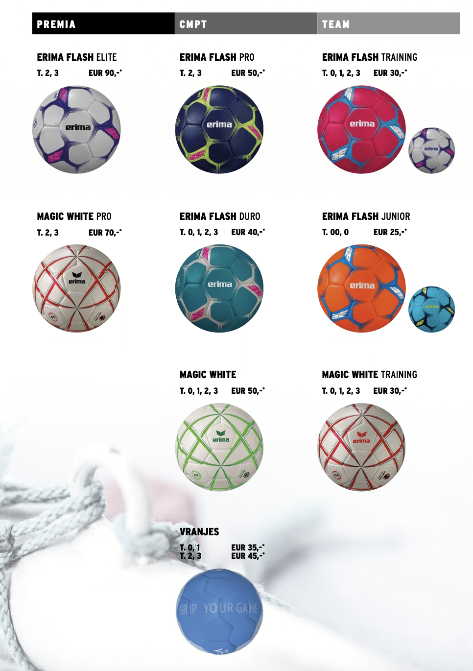 Rabatt! Handbälle ab 10 Stk. bei 35%